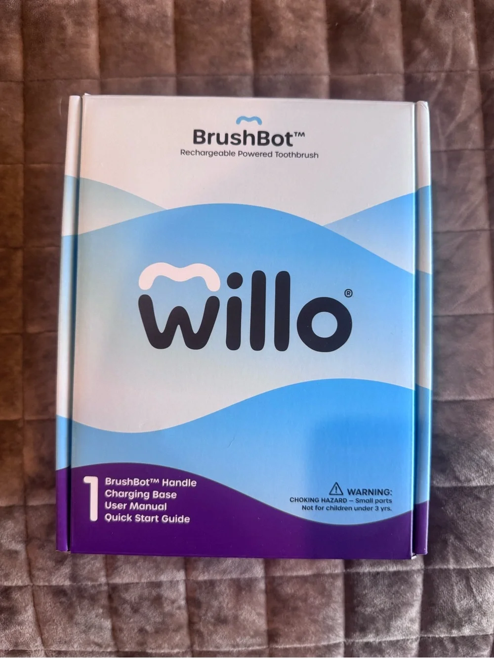 Willo BrushBot Kid’s Toothbrush Handle (not brush head) with charging base